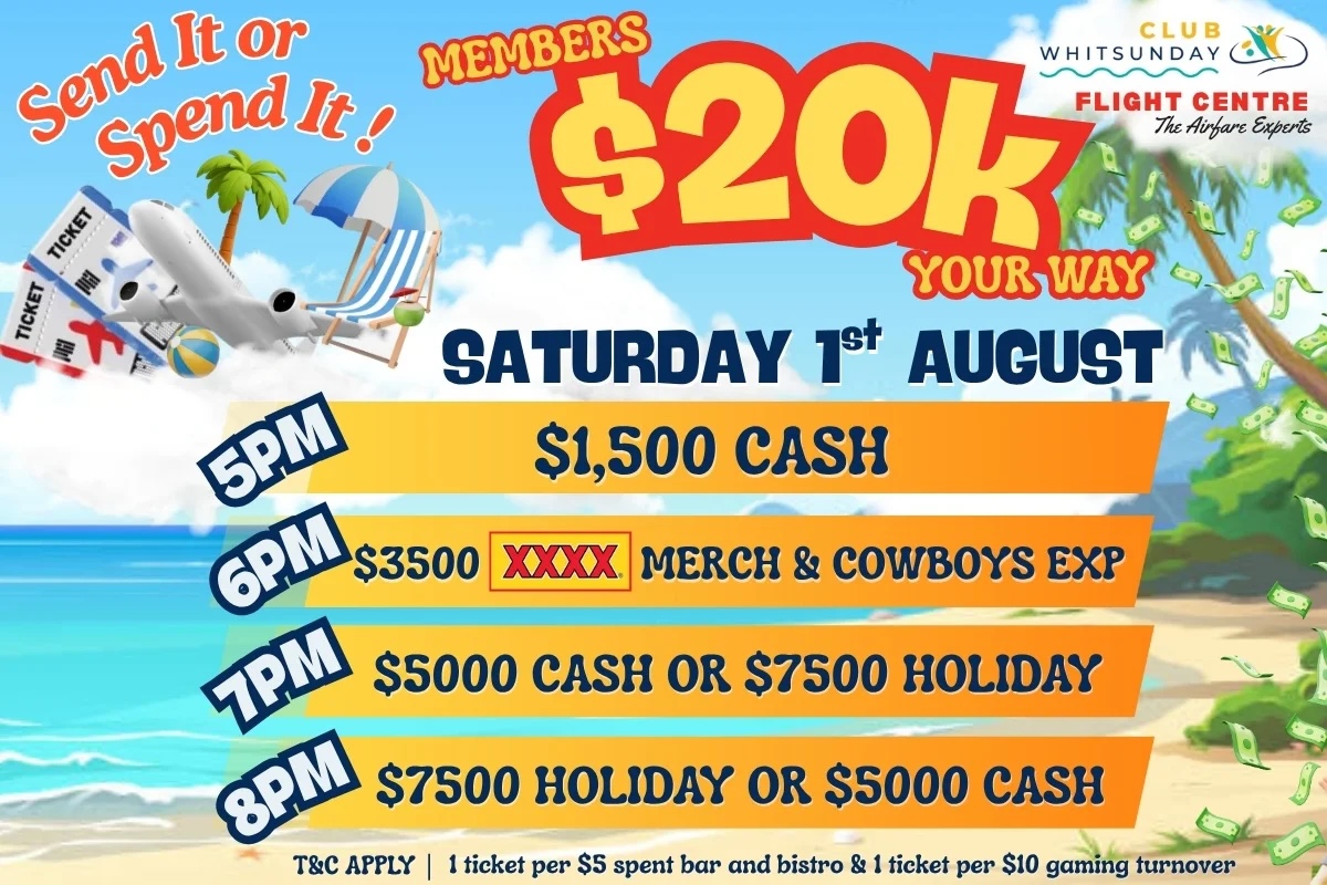 2026 major draw at club whitsunday