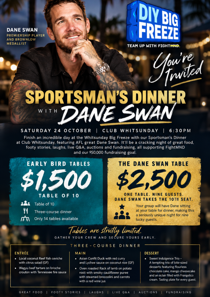 Sportsman's Dinner with Dane Swan at Club Whitsunday